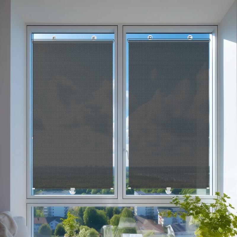 Новые модные автомобильные солнцезащитные автоматические рулонные шторы летние солнцезащитные теплоизоляционные антиультрафиолетовые автомобильные и домашние шторы двойного назначения