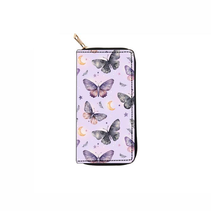 Кошелек-клатч с длинной молнией 'Бабочка' кошелек кошелек клатч сумка для карт небольшое количество
