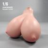 Масштаб 1/6 Увеличенный макияж Увеличение груди Коричневая кожа Модель для бюста Подходит для 12" AB 001 TBL Полная женщина-солдат Экшн-кукла