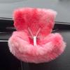 Decorative ABS Car Seat Holder Furry Seat For 10-17cm Dolls Safe Travel Display Ornament Display Stand