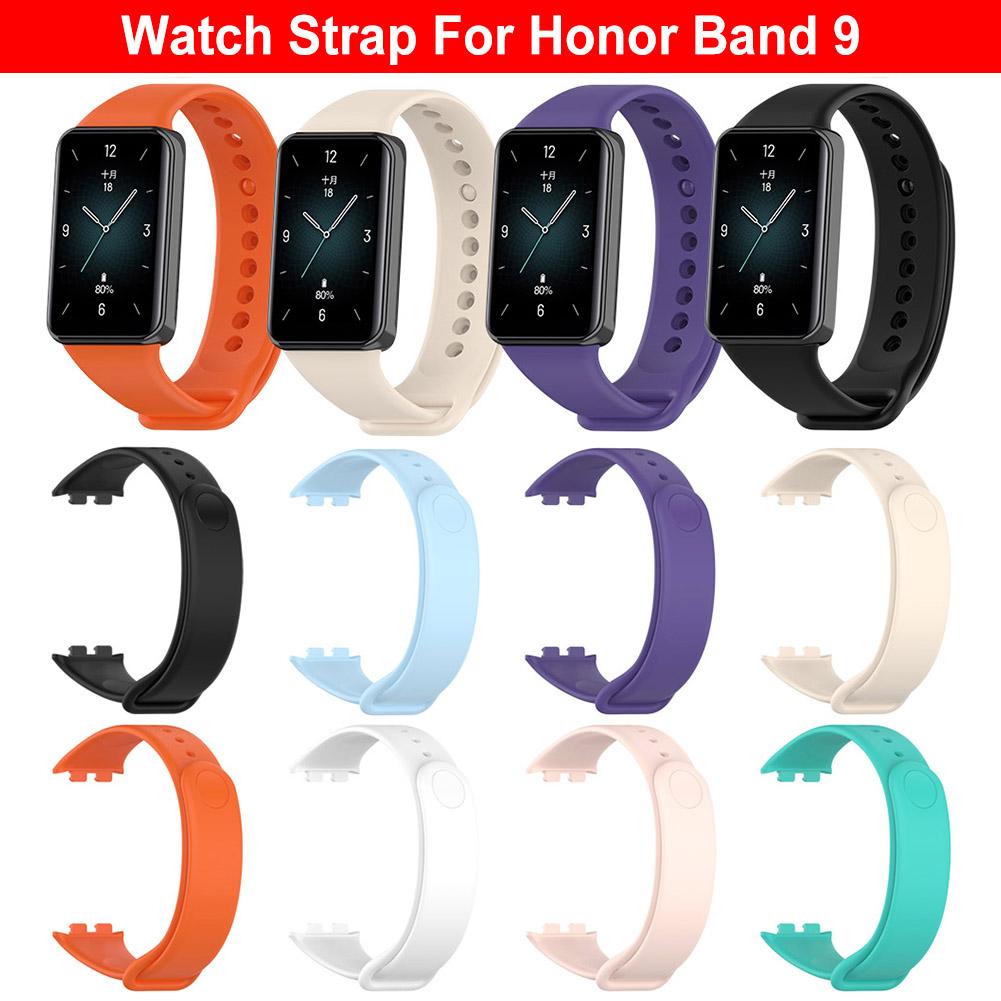 Watch Strap Replacement Sweatproof Smart Watch Wrist Band Wear-Resistant Elastic Sport Band for Honor Band 9