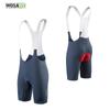 WOSAWE мужские велосипедные шорты-комбинезон 5D гелевые накладки шоссейные велосипедные комбинезоны дышащие светоотражающие велосипедные шорты