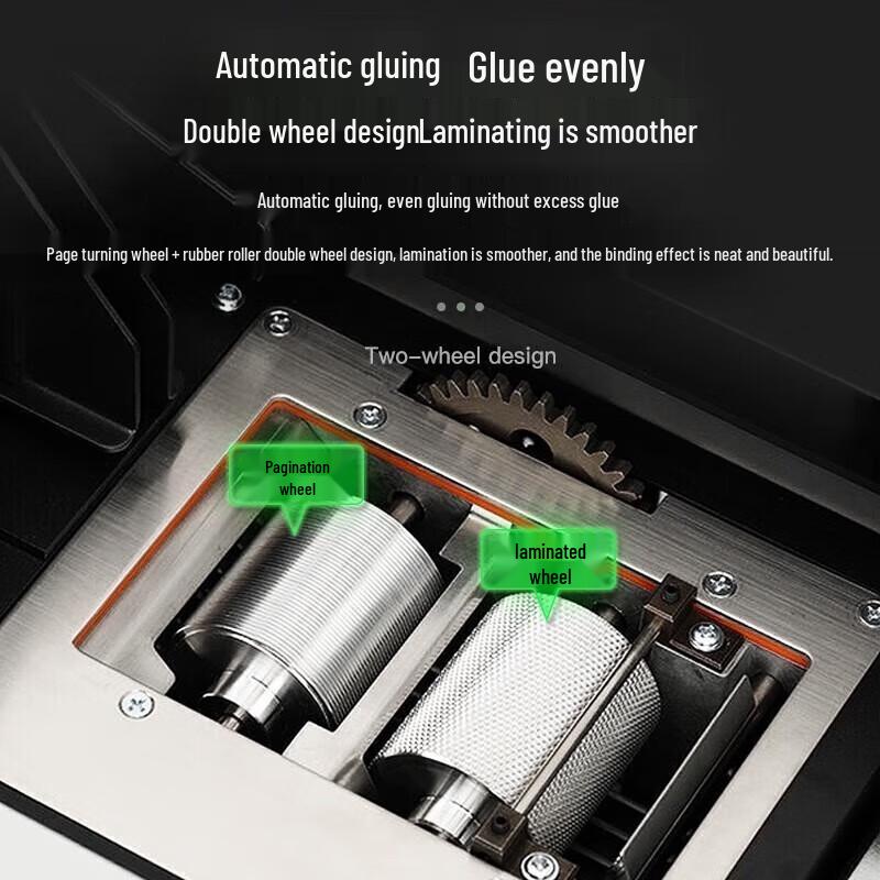 GEPAD Automatic Wireless Perfect Binding Machine CN plug (adapter included)