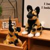 Cool Hyena Plush Toy Soft Stuffed Wild Animal Realistic Hyena Doll Safari Collectible Birthday Xmas Gift for Kids Hoom Decor