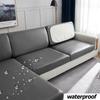 Waterproof Pu Furniture Solid Protective Cover Sofa Corner Cover Sofa Seat Cover Elastic Elastic Cover Protect Pets