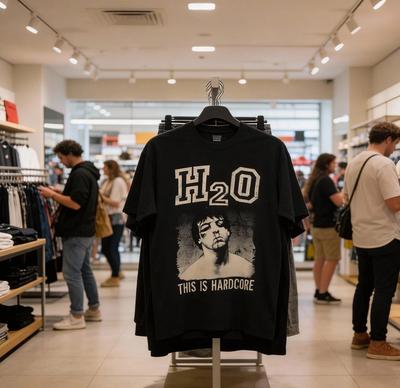 H2O Хардкор Панк-рок группа Это Хардкор Черная футболка Новая с бирками