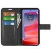 For Motorola Edge 50 Pro 5G Case Classic Calf Texture Leather Horizontal Flip Phone Cover