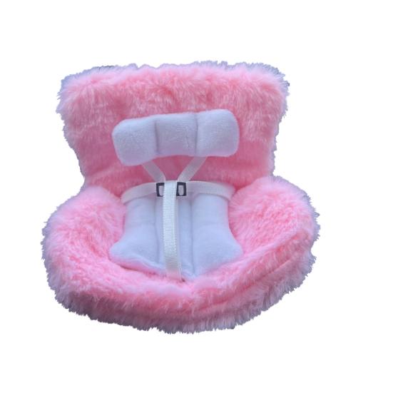 Mini Plush Doll Safety Seat Wear-Resistant Soft Adorable Vivid Color