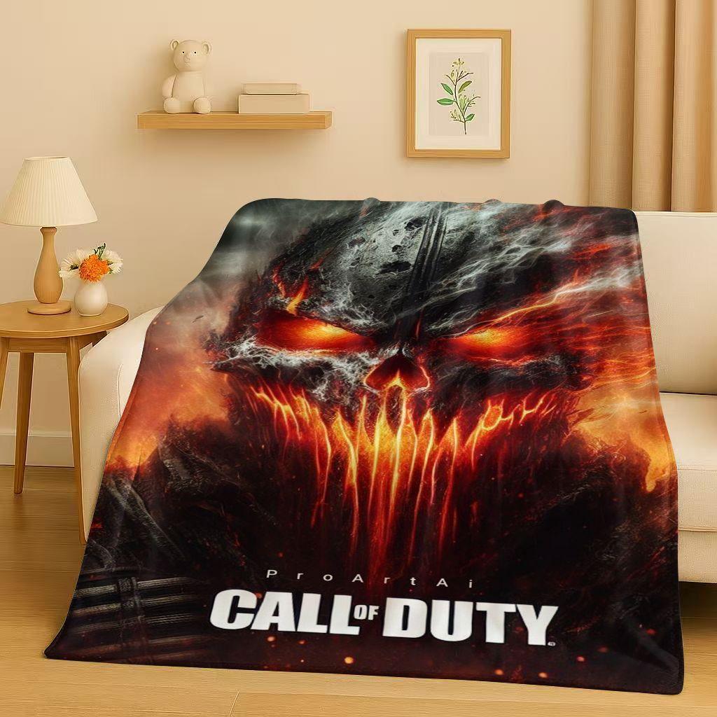 HD Классическая игра про оружие Call of Duty COD Ghost Саймон Фланелевое одеяло, Ультрамягкое теплое плюшевое покрывало для дома, спальни, кровати, дивана, Покрытие для детей