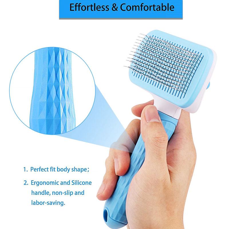 Dog Hair Removal Brush, Cat and Dog Hair Combing and Care Combing, Long Hair, Dog Pet Hair Removal, Cleaning, Bathing Brush, Dog Supplies