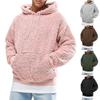 Men's Casual Hoodie Long Sleeve Sweatshirt Jacket Plush Jacket Sweater Top