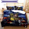 3pcs Five Nights at Freddy's pattern bedding set duvet cover set includes duvet cover &pillowcases, perfect all season bedroom decoration & gift