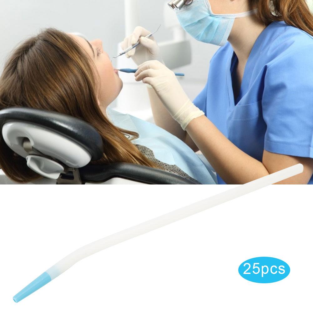 25 шт. пакет Стоматологические имплантаты Хирургические изгибы Трубка Хирургия полости рта Изогнутое колено Отсасывающая трубка Аспирационная трубка Стоматологический инструмент