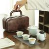 Portable Complete Set of Travel Tea Set, Household Outdoor Teapot Cup, Company Annual Meeting, Festival Gifts