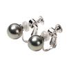 By Yumi Pearl Large Suitable for Ceremonial Made In Japan [Produced Katsura] Earrings, 8mm, Ladies, Popular, Large, Occasions, Long-term Wear,