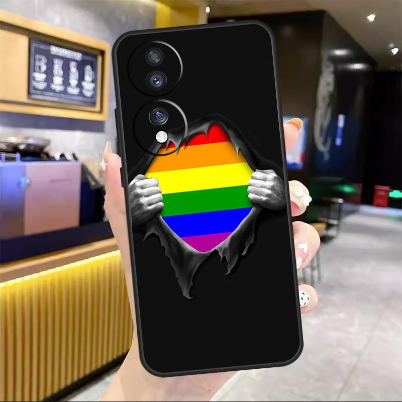 LGBT Pride Rainbow For Honor Magic 5 6 7 8 Pro Case For Honor Win RT 50 70 90 200 400 Lite X8c X8b X9b X9c X9d