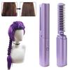 Rechargeable Hair Straightener 2 In 1 Fast Heating Comb Portable Lazy Wireless Hair Hot Comb  Women