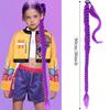 36-дюймовый плетеный фиолетовый парик-хвост Super Long Ponytail с эластичной резинкой для волос для детской вечеринки, косплея, фиолетовый парик