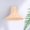 1Pc Rattan Replacement Lamp Shade Retro Handmade Living Room Daily Party Table Standing Floor Light Decorating Cover