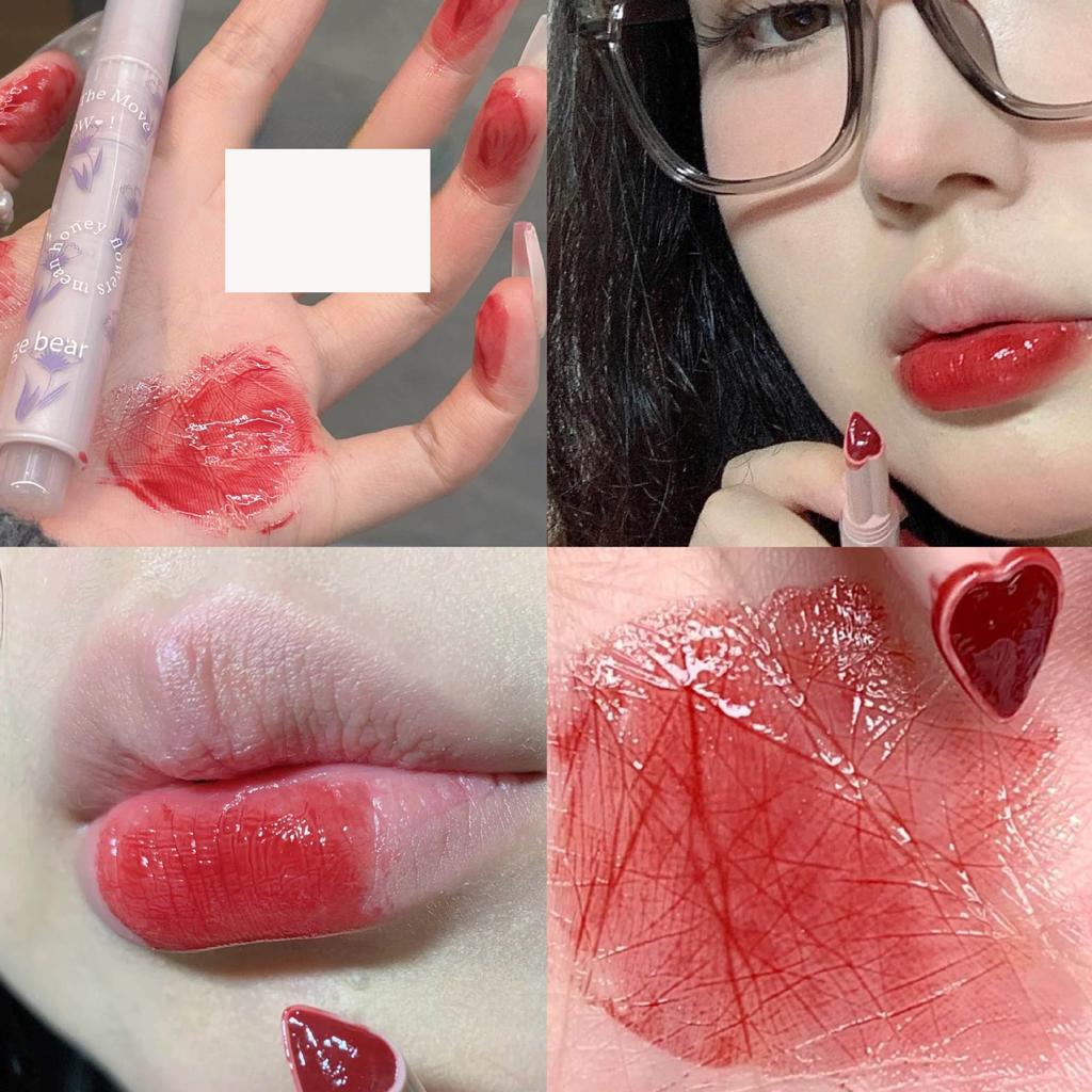 Florette прозрачная глазурь для губ Flower Love желе зеркальная губная помада водостойкая антипригарная чашка губная помада прозрачная корейская косметика