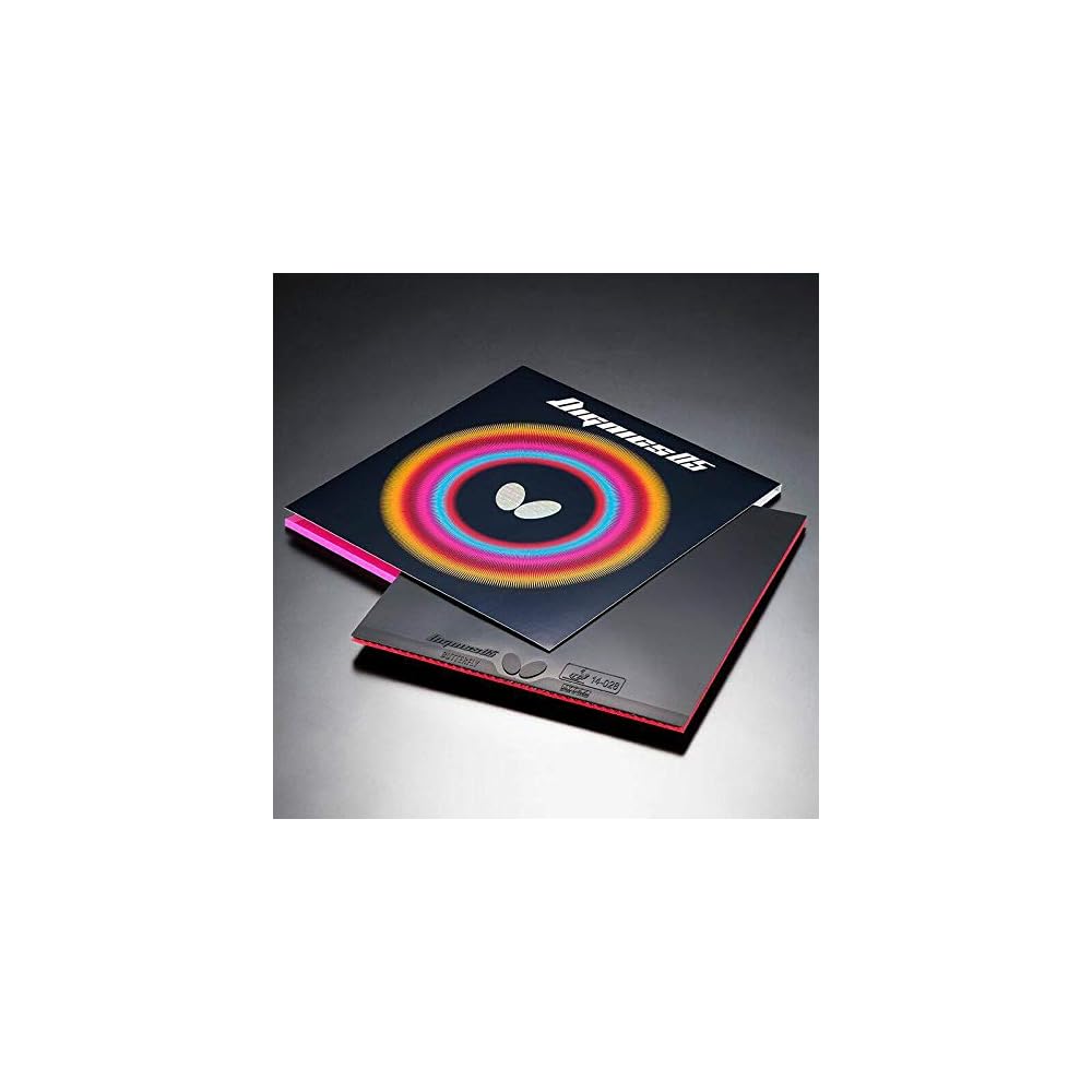 Butterfly Dignics 05 High Tension Inverted Rubber, Black, Thick, 06040