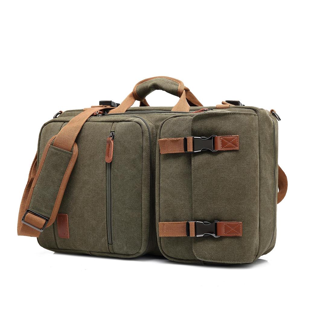 Мужской рюкзак Cool Bell, мужская многофункциональная сумка через плечо, сумка-мессенджер и сумочка, водонепроницаемый рюкзак для ноутбука, холст CB5503 15,6/17,3 дюйма