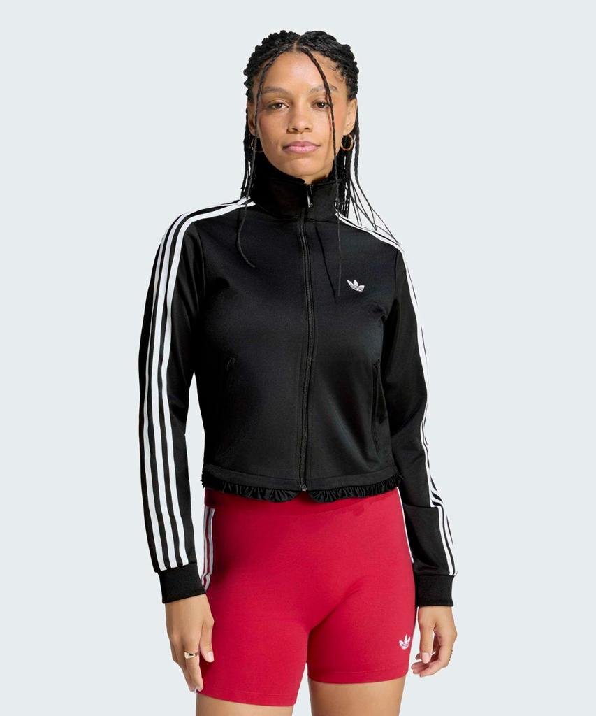 adidas Спортивная кофта с плиссировкой Firebird - Черный / Lg4308