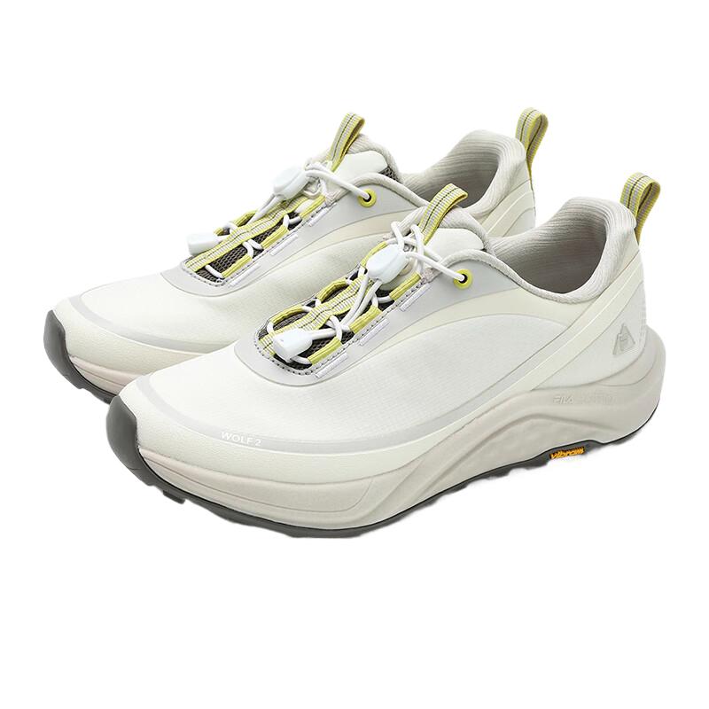 Fila Boa Wolf 2+ Легкие Удобные Прочные Кроссовки с низким верхом для бега Женские кроссовки Белоснежные A12W511225FPT
