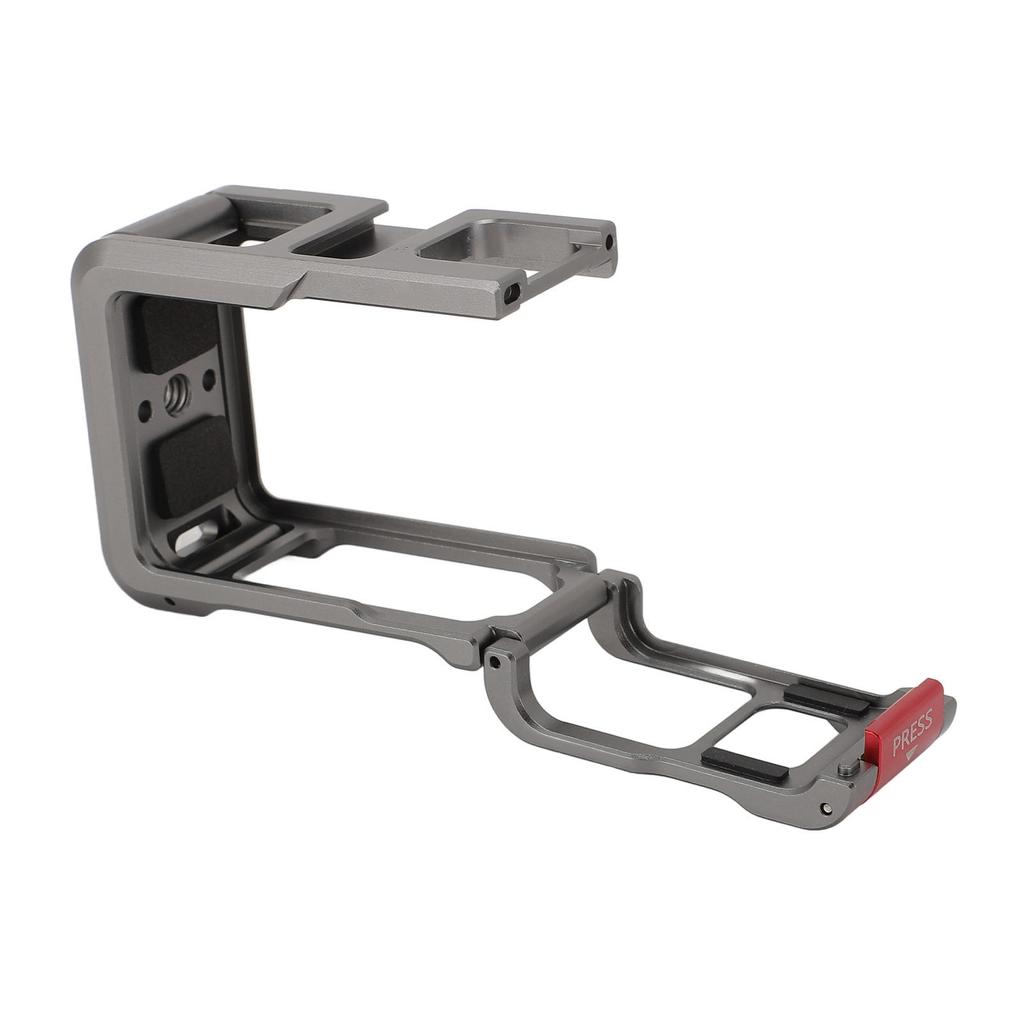 Action Camera Cage with Magnetic Base Anti Slip Pad Easy Disassembly Aluminum Alloy Protective Frame