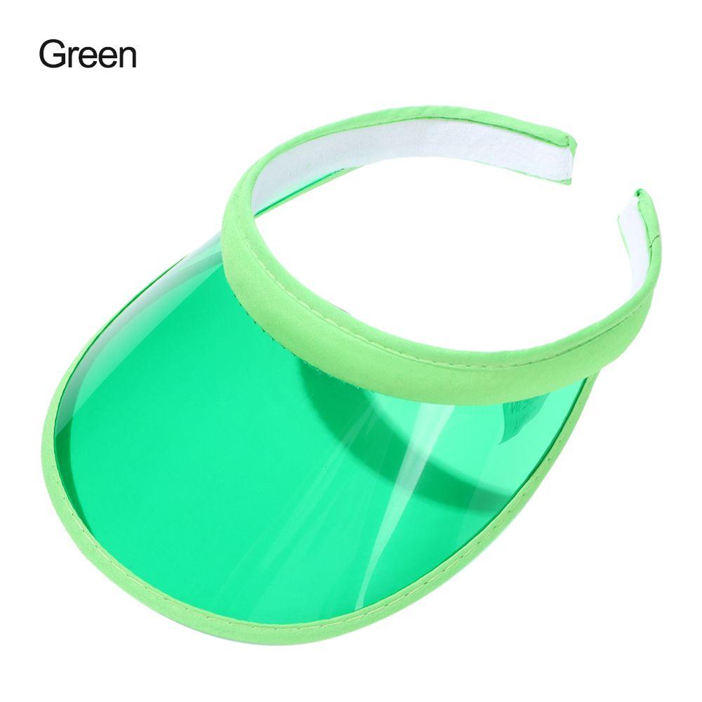 Повседневная легкая ПВХ УФ-защитная пляжная кепка Спортивная шляпа Солнцезащитный козырек