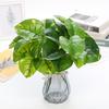 Lightweight Fake Green Plant Realistic Creative Turtle Back Leaf Potted Ornaments