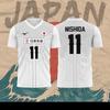Japan Volleyball Jersey Men Women Clothes R.Takahashi No.21 Ishikawa No.14 Sports Casual Breathable Quick-Drying Oversized Tops