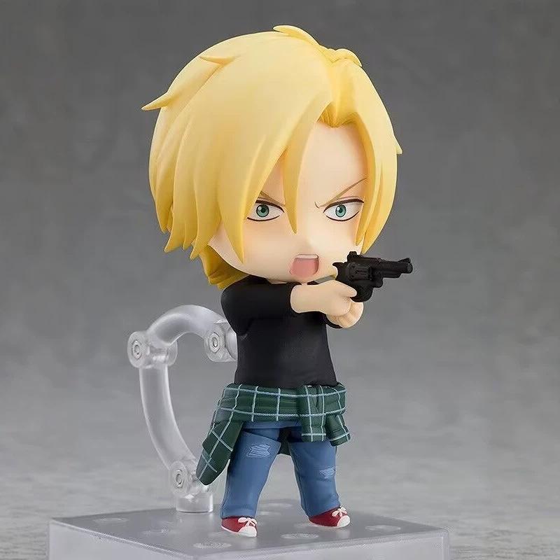 Banana Fish №1077 10 см Рысь Эш Артикулированные суставы Сменные аксессуары Орнамент Аниме мерч Коллекционная фигурка