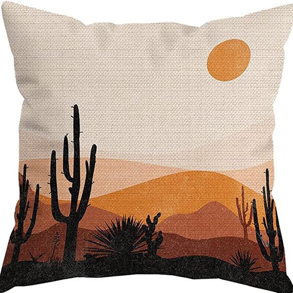 Абстрактная наволочка цвета Моранди, Минималистичная декоративная наволочка, Абстрактная эстетика, Подушка для дивана, Чехол для подушки