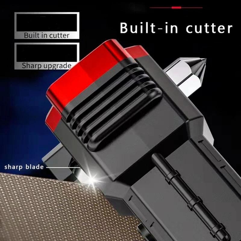 Многофункциональный фонарик высокой яркости, автомобильный молоток безопасности, ручной фонарь, USB-перезаряжаемый, сокровище, уличный прожектор для дома