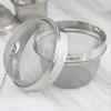 Chained Lid Spice Mesh Filter Large Capacity Loose Tea Strainer Tea Leaf Separation Basket  Kitchen