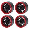 4pcs RC Metal Wheel Hubs with Screw Cap for Traxxas Axial Hsp Redcat Tamiya Hpi RC Crawler