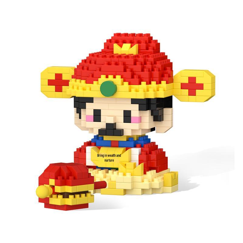 Удача Бог Фортуны и Вэньцюсин Танец Льва Конструктор - Детские Игрушки и Подарки на 1 июня
