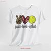 Rainbow Peace Sign T Shirt Colorful 70s Hippie Love Softball Vintage  Graphic Streetwear Fashion Unisex Breathable Soft