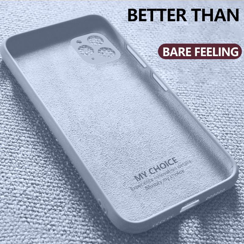 Силиконовая защитная задняя панель для iPhone 12Mini 12 Pro 11 Pro Max 7 8 6s XR XS SE 2020