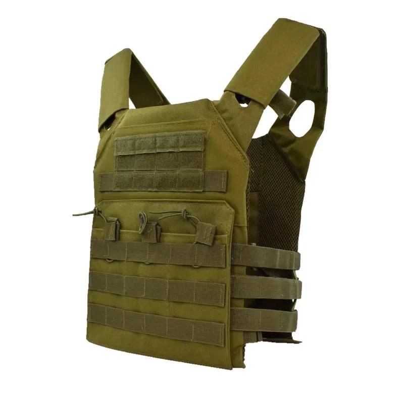 Многофункциональный тактический жилет JPCMolle Plate Carrier Легкий камуфляжный тактический жилет Охота Одежда для активного отдыха Пеший туризм
