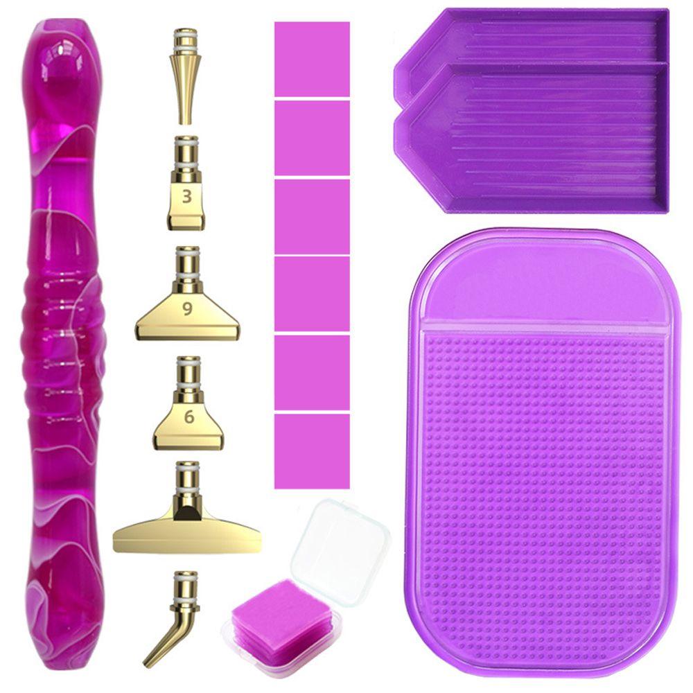 Resin Diamond Painting Pen Alloy Replacement Pen Heads Point Drill Pen Diamond Painting Glue Clay