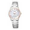 Collection Simple Adjust Eco-Drive Thin Pair Watch EM0404-51A Women's Silver