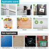 50 Pieces Double Sided Pads Adhesive Tape Clear Sticky Gel Pads Removable Washable Traceless Gel Mounting Tapes for DIY Office Cushion Gripping, 2.4