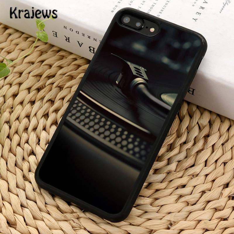 Krajews Vinyl DJ Record Art Phone Case Cover For IPhone 18 17 Air 16 15 14 plus 11 12 13 pro max coque Shell Fundas