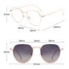 Sunglasses Set Full Frame Fashion Eyeglasses Magnetic Clips Dual Purpose Sun Shade Driving Sunglasse