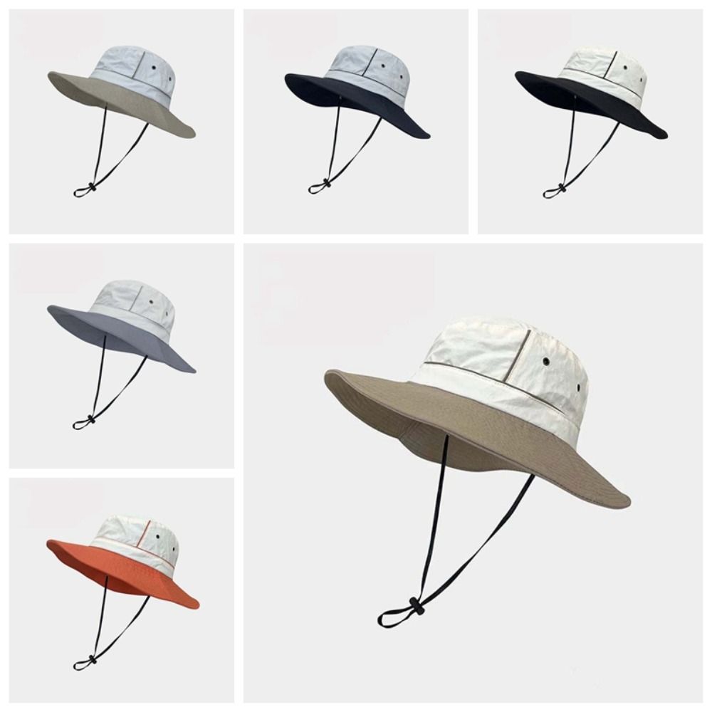 Ветрозащитная веревка летняя альпийская шапка портативная женская походная кепка складная кепка-ведро походная