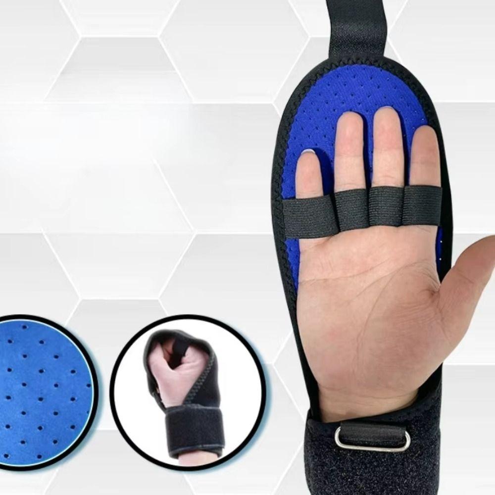 Adjustable Finger Corrector Board Training Stroke Hemiplegia Hand Splint  Thumb Injury