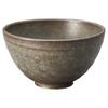 Marui Seito Shigaraki Ware Hechomon Rice Diameter Black Kiln Black Bowl, Approx. 12cm, Transformation, MR-3-4535