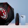 AC Milan Рисунок Печатный Мини 5 Сложений 8 Спиц Компактный Зонт Ветрозащитный Водонепроницаемый Легкий Портативный Складной